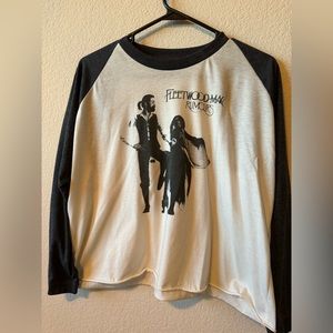 Fleetwood Mac cropped long sleeve